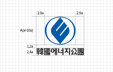 한문 시그니처 상하조합 (심벌마크 강조형) 이미지