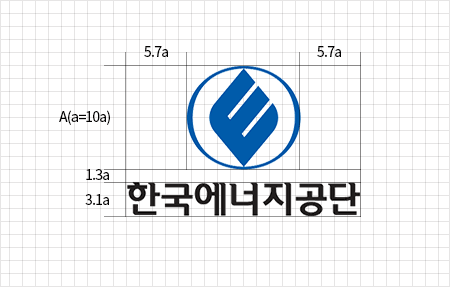 국문 시그니처 상하조합 (로고타입 강조형) 이미지