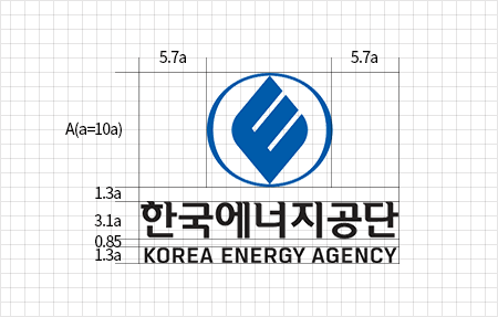 국영문 시그니처 상하조합 (로고타입 강조형) 이미지